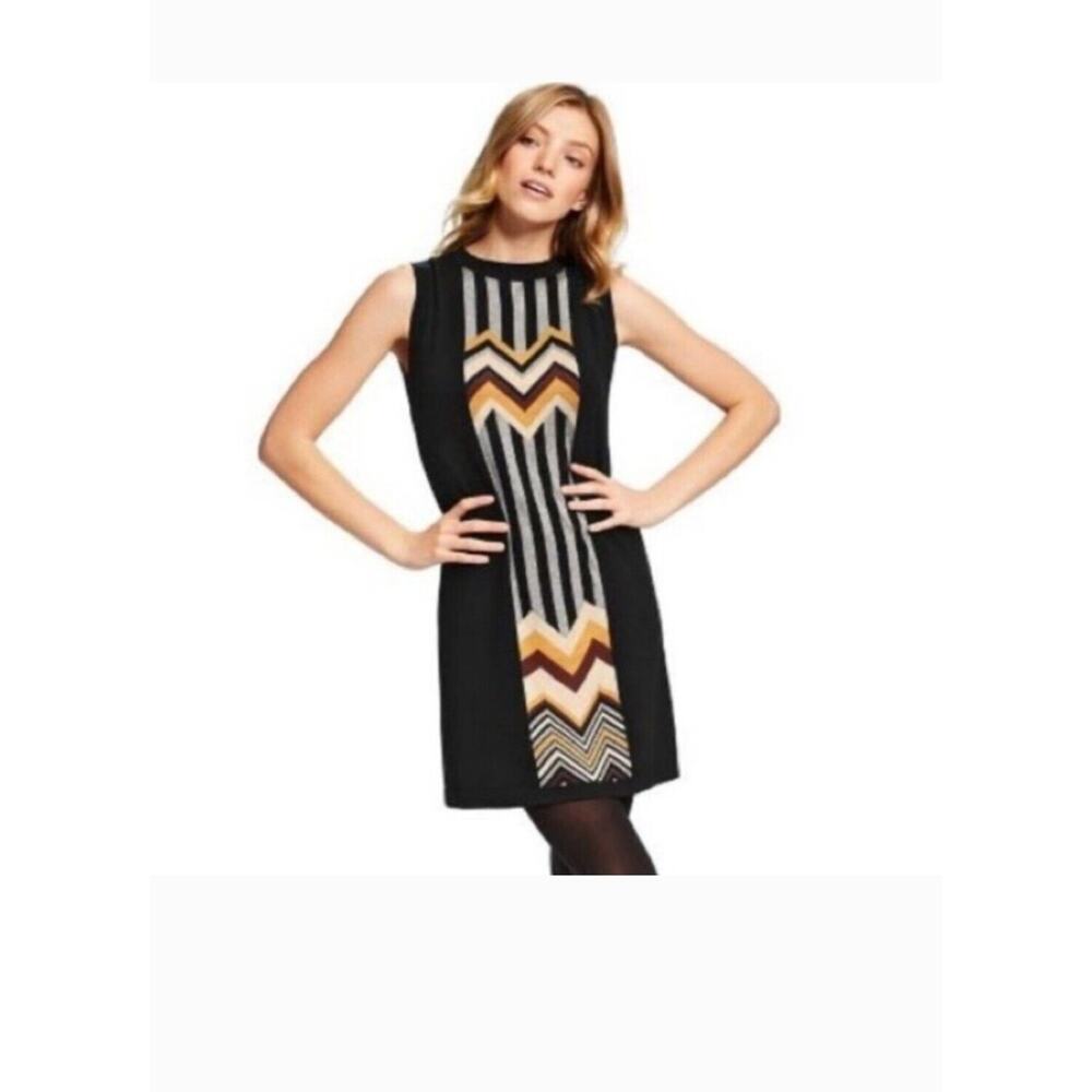 Missoni Zig Zag Signature Print Sleeveless Knit Dress Sz Med 33 Long - Picture 4 of 9